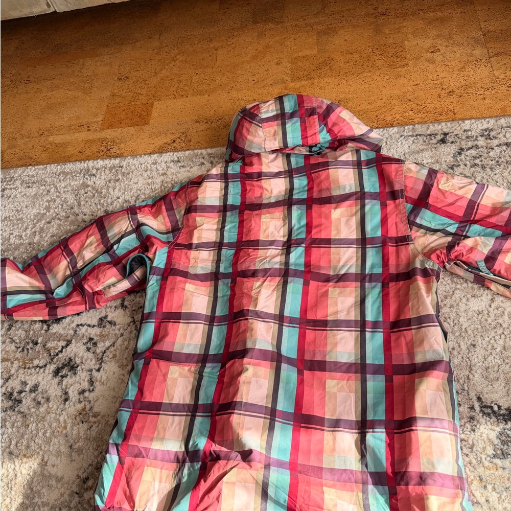 Roxy Multicolor Plaid Ski Jacket - Picture 3 of 3